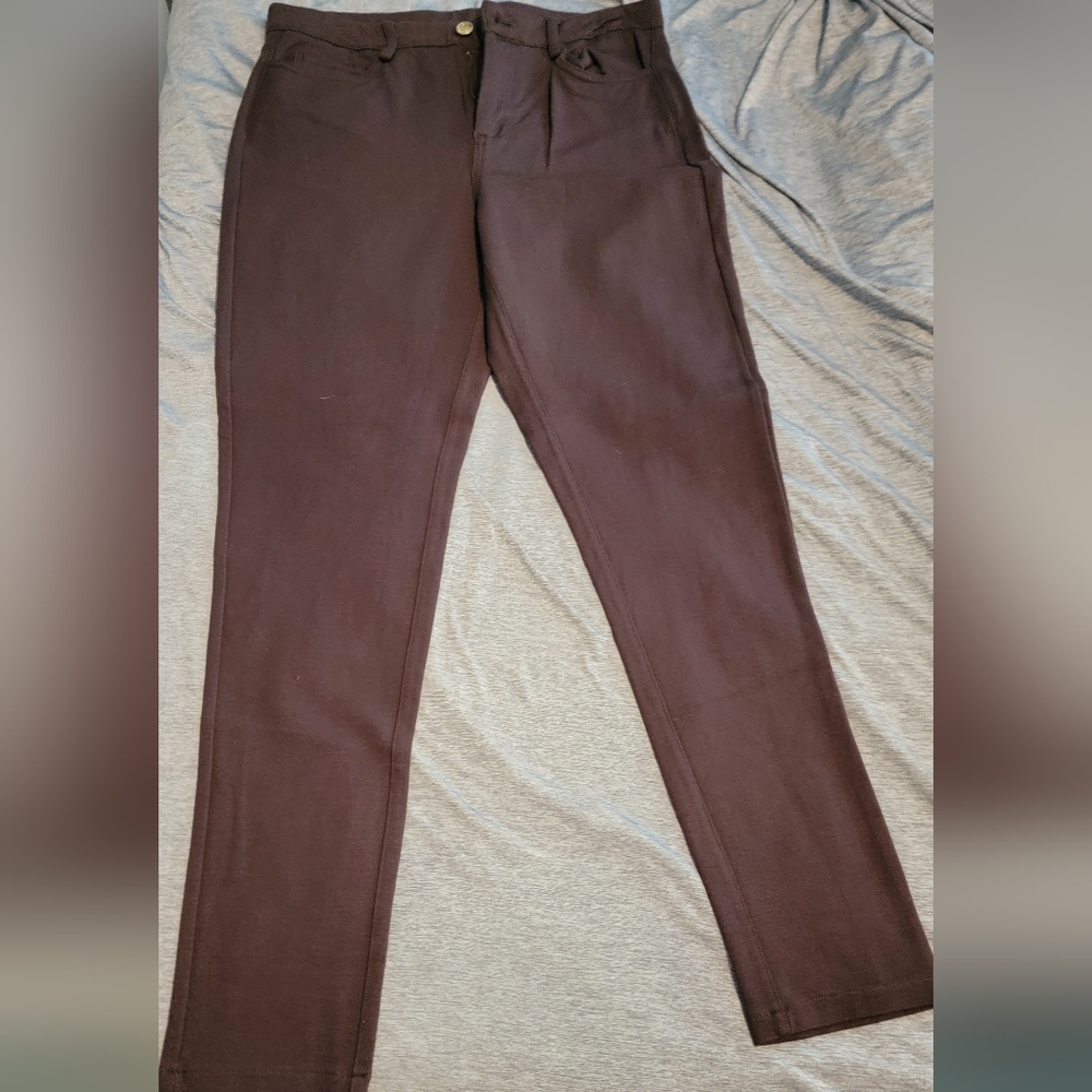 Women's Brown Skinny Pants